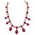 Bochic "Capri" Vintage Ruby, Amethyst & Sapphire Necklace 18K Gold & Silver For Sale - Image 15 of 18