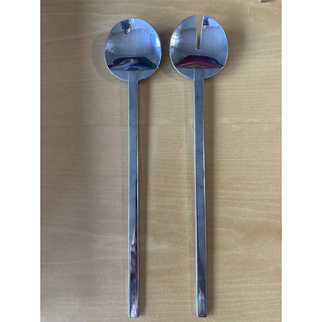 1980s 1980s 68-Piece Boda Nova Stockholm Stainless Steel Flatware Service for 12, Including Serving Pieces For Sale - Image 5 of 5