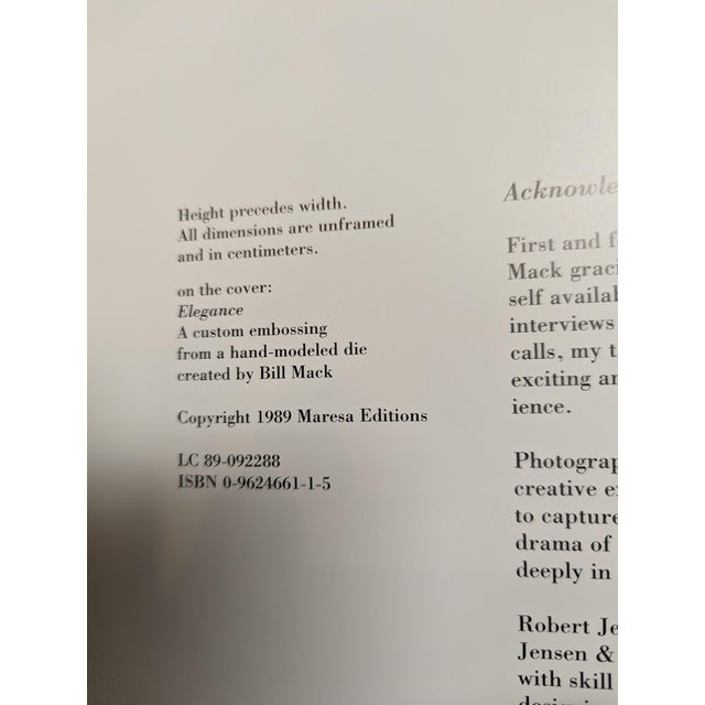 White 1980s Bill Mack Relief Sculpture and Signed Book For Sale - Image 8 of 11