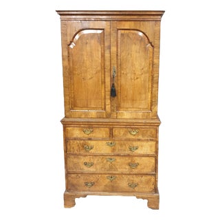 George I Walnut Secretaire For Sale