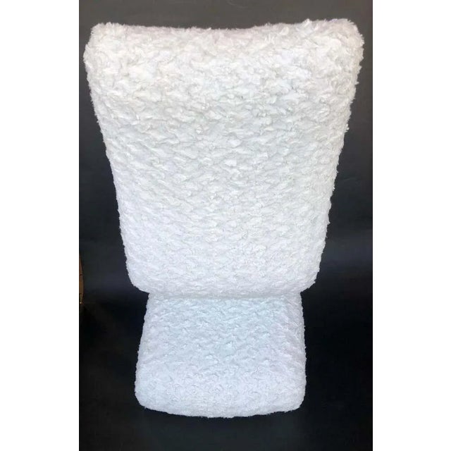 1990s Set of 4 1990s Z Shaped Chairs For Sale - Image 5 of 10