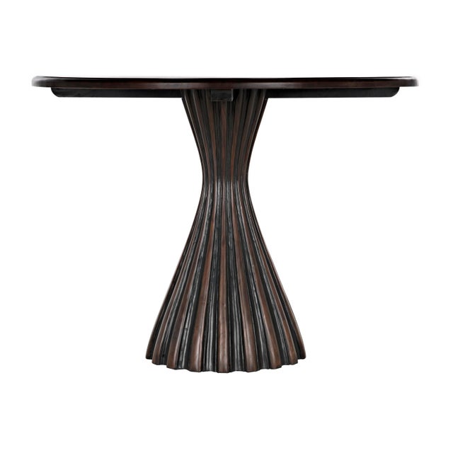 Contemporary NOIR Osiris Dining Table, Pale Rubbed with Light Brown Trim For Sale - Image 3 of 7