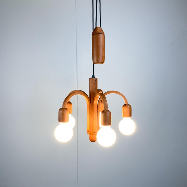 Vintage Pendant Light by F. G. Schmidt for Domus, 1960s For Sale - Image 6 of 13