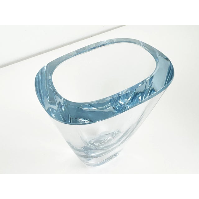1960s Small Swedish Crystal Vase by Strombergshyttan For Sale - Image 5 of 13
