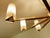 Gold Scandinavian Glass and Teak Chandelier, 1960s For Sale - Image 8 of 16