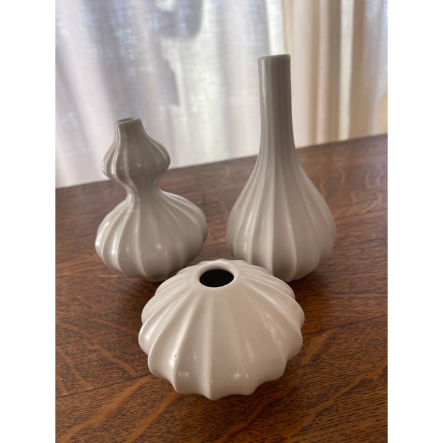 Mid-Century Modern Trio of Vases by Jonathan Adler For Sale - Image 3 of 6