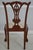 Carved Mahogany Chippendale Style Chair W. Claw Feet For Sale - Image 4 of 18