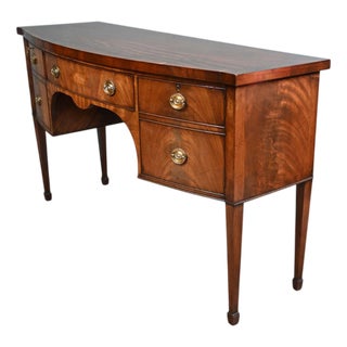 George III Sheraton Sideboard in Mahogany For Sale