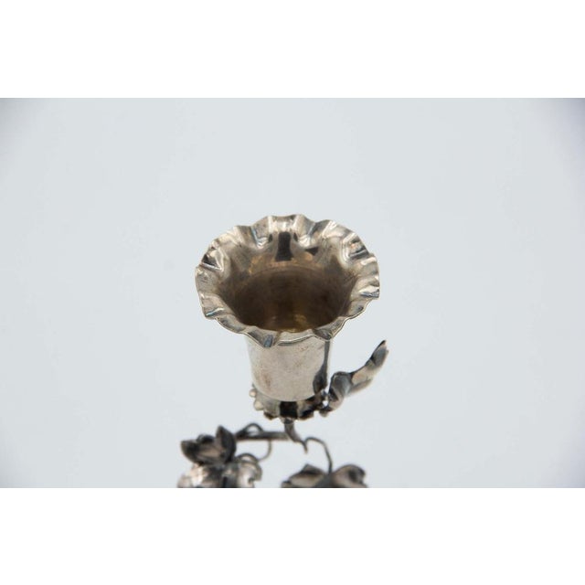 Silver Toothpick Holder with Chalice on Pitcher For Sale - Image 3 of 5