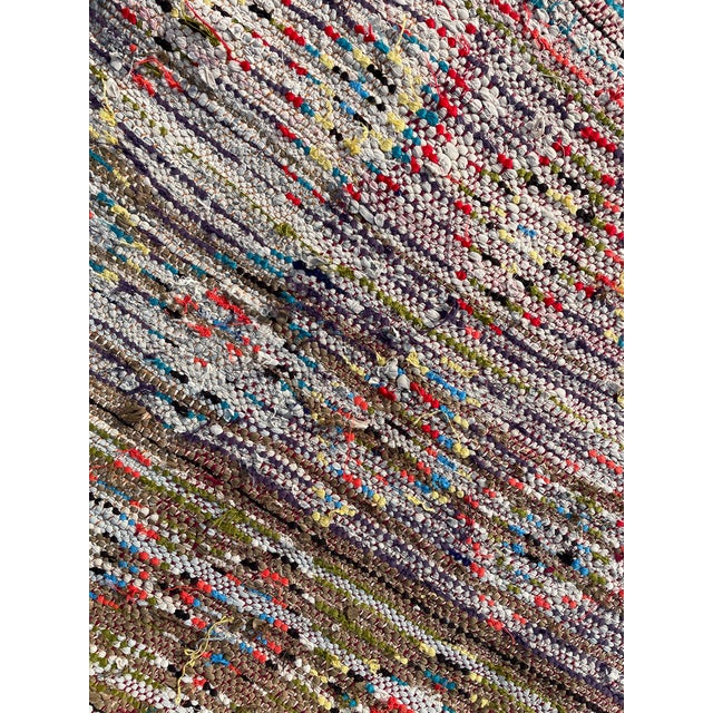 1980s Vintage Traditional Berber Boucheruite Berber Rug For Sale - Image 9 of 10