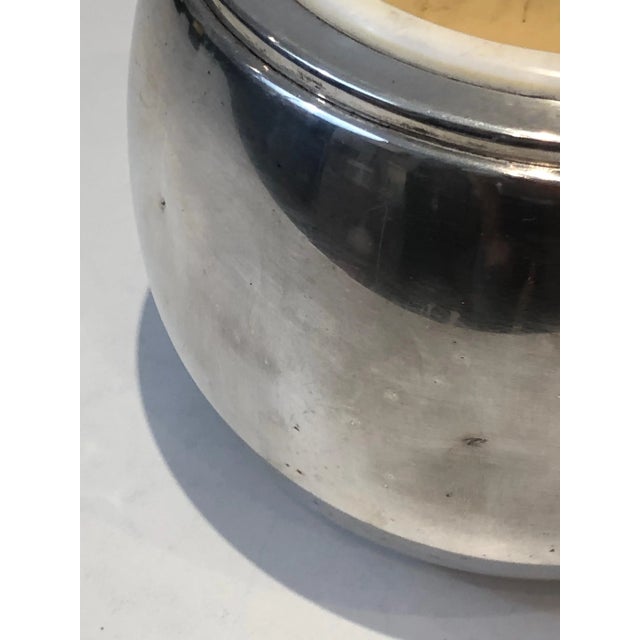 Silver Plated Pear Ice Bucket, Italy, Circa 1970 For Sale - Image 6 of 13