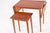 Mid-Century Modern Vintage Scandinavian Extendable Nesting Tables, Denmark, 1960s, Set of 2 For Sale - Image 3 of 11