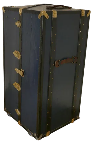 Fitted Steamer Cabin Wardrobe Portmanteau by Lg Paris, 1900s