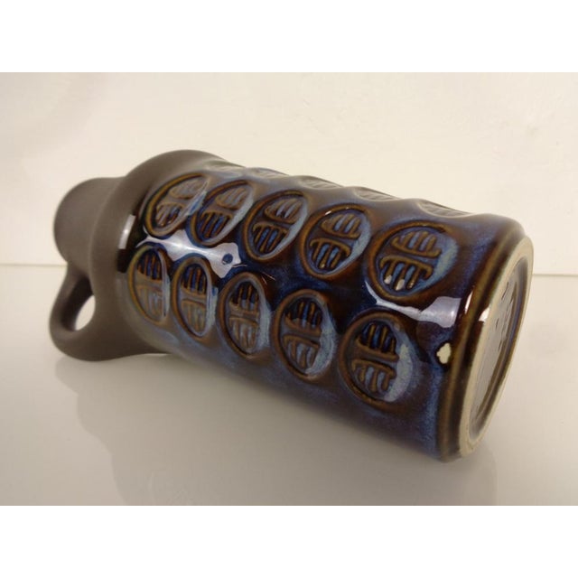 Blue Danish Studio Ceramic 3352 Vase by Einar Johansen for Soholm Stentoj, 1960s For Sale - Image 8 of 18