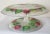 Mid 20th Century Vintage 2-Tier Serving Platter Frosted Glass Hand Painted For Sale - Image 5 of 8