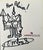Robert Combas, Warrior, 2008, Dedicated Felt-tip Pen For Sale - Image 5 of 5