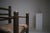 Rustic Modernist French Armchair in Stained Oak and Animal Hide, 1950 For Sale - Image 11 of 18