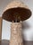 Handmade Beige Table Lamp: Mashroom Shape Ceramic Lamp in Modern Interior Style For Sale - Image 6 of 6