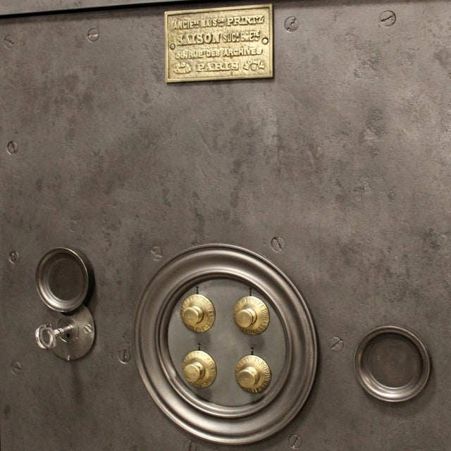 Safe in Iron & Wood For Sale - Image 13 of 15