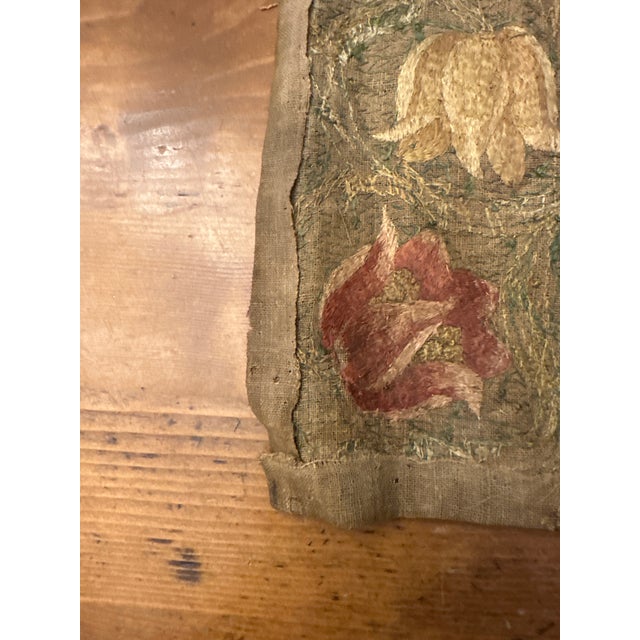Late 18th Century Early 19th Century Silk Embroidery Fabric For Sale - Image 16 of 18
