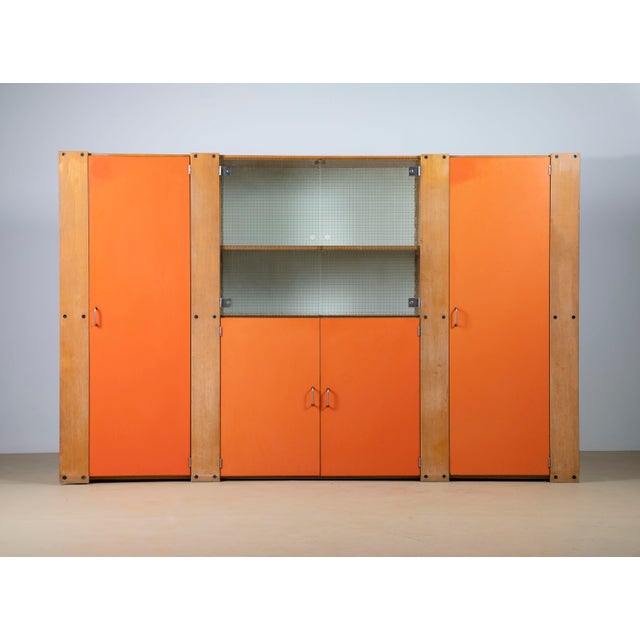 First Edition Architectural Highboard by Roberto Pamio & Renato Toso for Stilwood, Italy, 1970s For Sale - Image 13 of 13