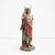 Brown Plaster Hand Painted Traditional Figure of a Saint, 1940s For Sale - Image 8 of 15