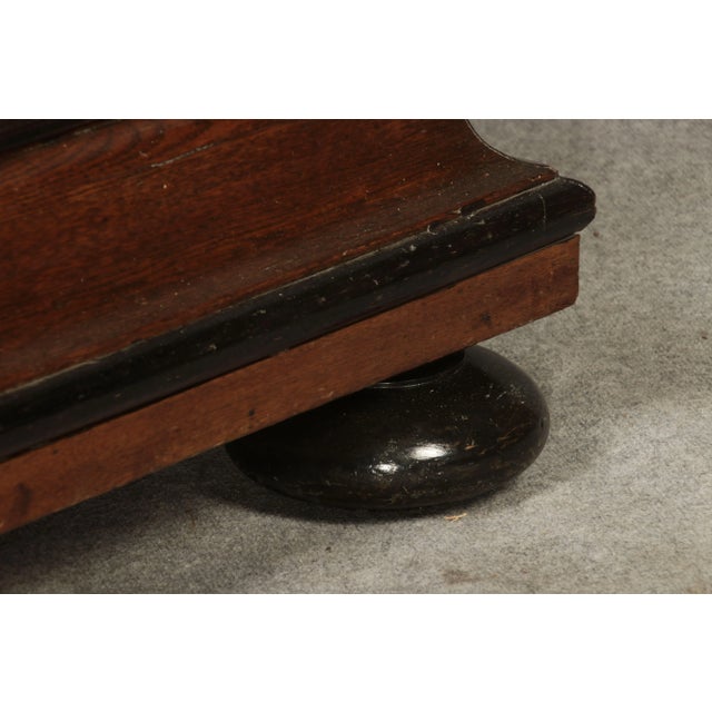 Antique Frankfurt Wave Cabinet in Oak, 1750 For Sale - Image 11 of 18