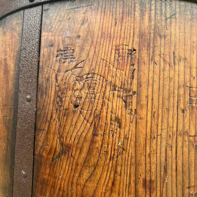 Antique Meiji Handmade Rice Measure Buckets, Japan, Set of 2 For Sale - Image 11 of 12