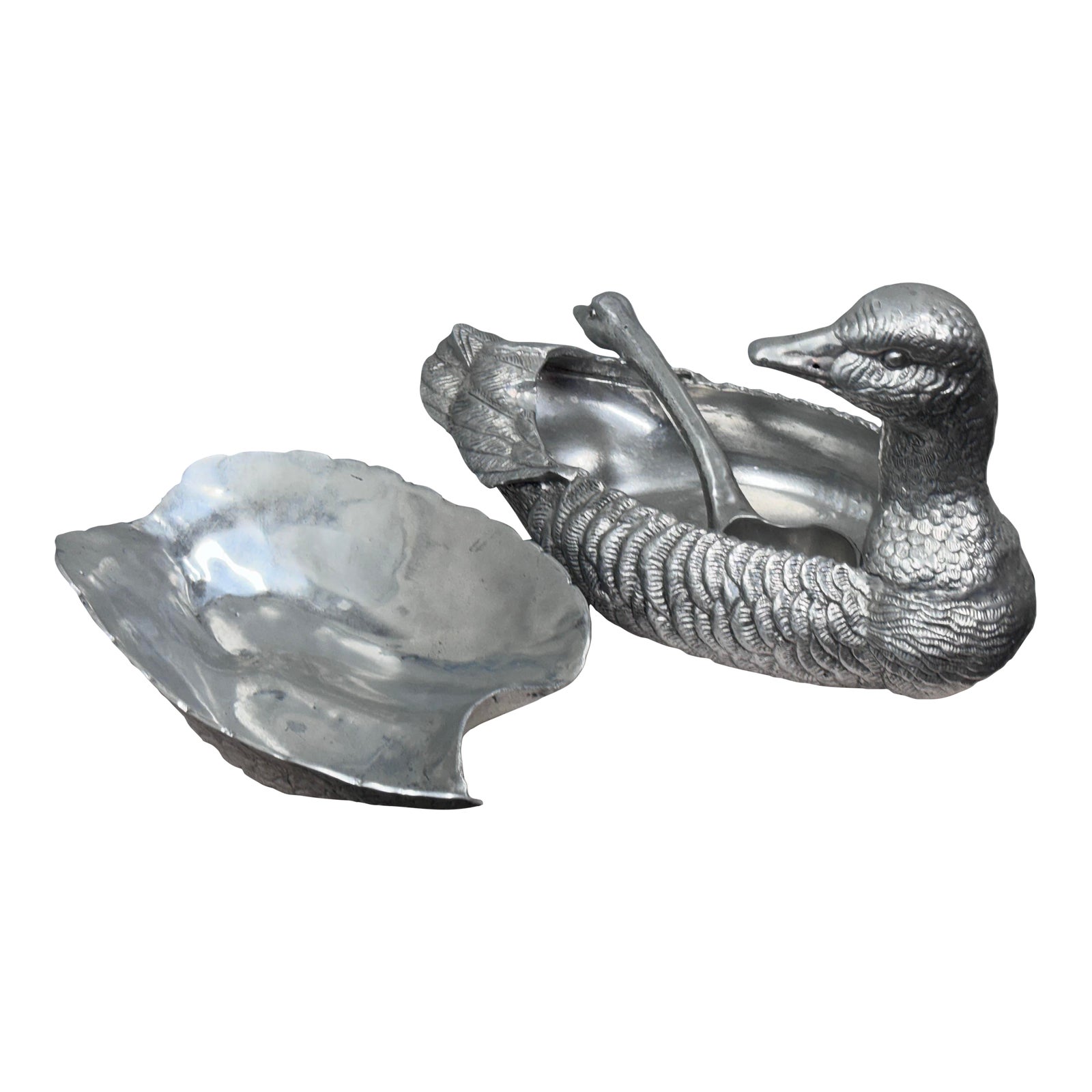 Circa 1978 Arthur Court Duck Tureen + Original Ladle | Chairish