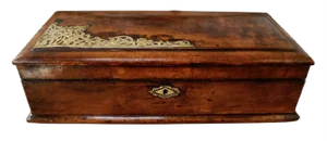 Victorian French Leather Glove Box