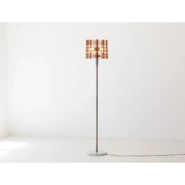 1970s Italian Floor Lamp with Marble Base, 1970s For Sale - Image 5 of 10