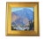 Early 20th Century Silvio Silvestri, Listed Artist Ridge of Blue Mountain Landscape Oil Painting Including the Antiqued Gold Wood Frame For Sale - Image 5 of 11