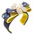 Hermes Daisy Vintage Silk Necktie Cuff Bracelet For Sale