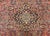Vintage Kashan Rug, Hand-Knotted Wool & Cotton, Floral Pattern, Red & Navy, 4x6 For Sale - Image 15 of 18