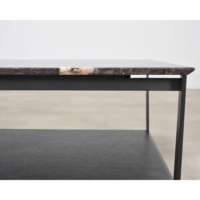 Camerich Element Marble and Steel Coffee Cocktail Table 4 Ft For Sale - Image 10 of 18
