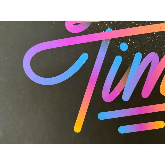 Pop Art It's a Living, Nyc C.2017 "Better Times" Screen For Sale - Image 3 of 10