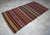 1960s Hand Woven Turkish Kilim Colorful Flat Weave Area Rug For Sale - Image 4 of 10
