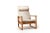 1960s Oak Bm-2254 Sled Chair by Børge Mogensen for Fredericia For Sale - Image 5 of 12