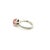 Traditional 1990s David Yurman Guava Chalcidony Ring Size 7 Sterling Silver Estate For Sale - Image 3 of 5
