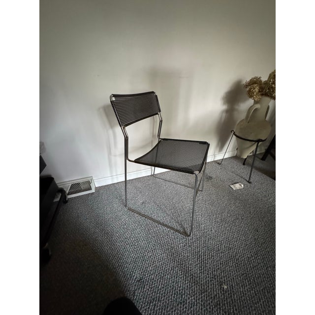 Onyx Vintage 1970s Minimalist Arrben Italy Dining Chair For Sale - Image 8 of 8