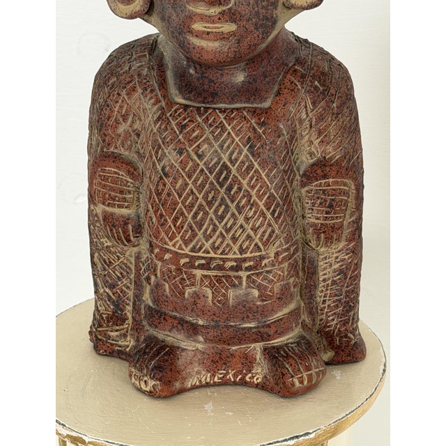 Mid-20th Century Mexican Folk Art Terracotta Figure, 1950s For Sale - Image 4 of 6