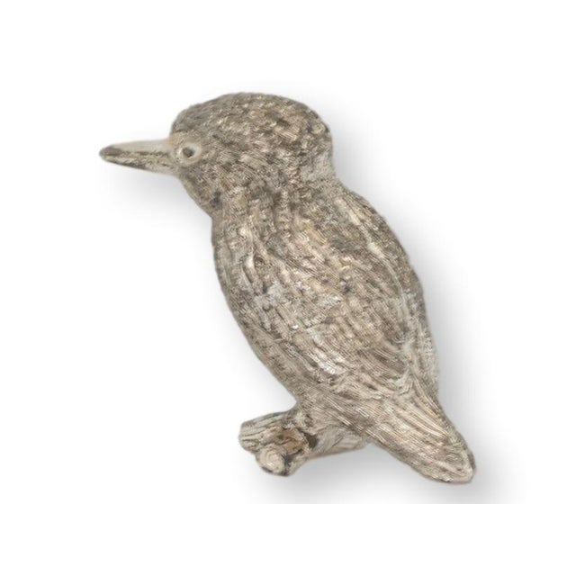 English Silverplate Baby Bird Paperweight For Sale - Image 4 of 5