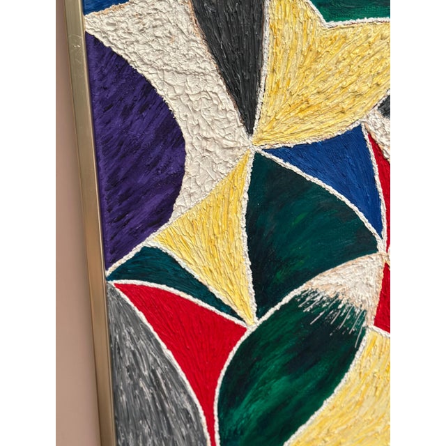 M. Hulander, Abstract Composition II, 1960s, Oil on Canvas, Framed For Sale - Image 14 of 18