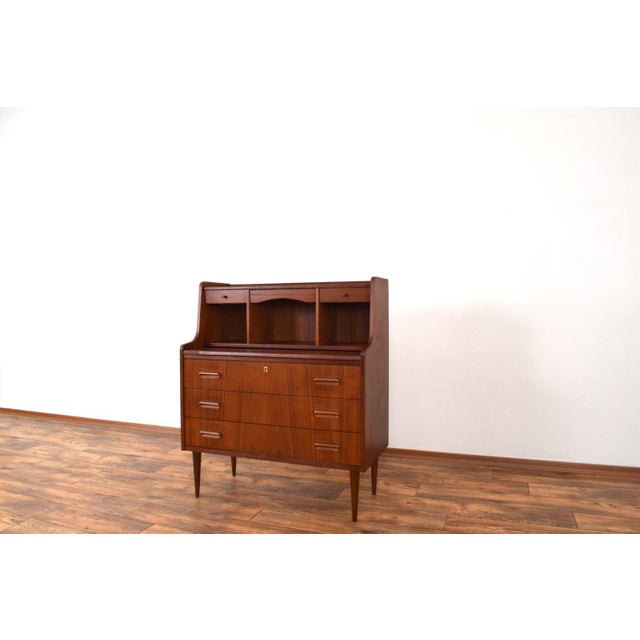 Mid-Century Danish Teak Secretary, 1960s For Sale - Image 13 of 18