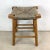 Mid-Century Modern Vintage Rush Seat Counter Stool For Sale - Image 3 of 12