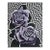 Lowell Nesbitt, Two Violet Roses 1974, Op Art Floral Oil on Canvas Painting For Sale