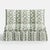 Spritely Home Capra Ruffle Settee in Linny Ikat Sage For Sale - Image 4 of 7