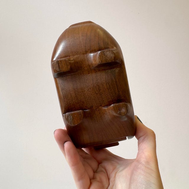 Wood Vintage Wooden Pig Stash Box For Sale - Image 7 of 8