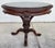 Wood 19th Century Empire Revival Center Table Carved Mahogany With Granite Top For Sale - Image 7 of 12