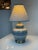 Ceramic Blue + White Table Lamp For Sale - Image 12 of 12